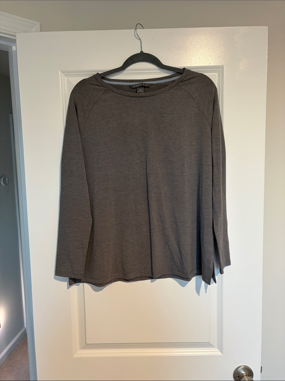 Free Fly Apparel Charcoal Long Sleeve Tee